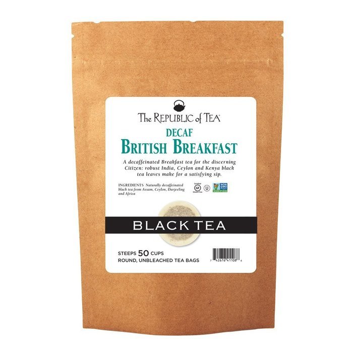 The Republic Of Tea Ginger Peach Black Tea, 50 Tea Bags, Premium Ingredients, Gourmet Longevity Tea N34