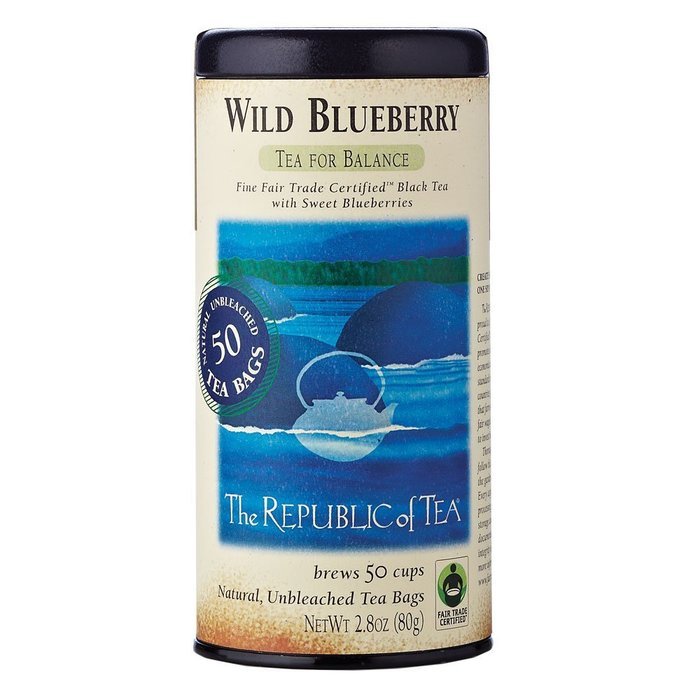 The Republic Of Tea Ginger Peach Black Tea, 50 Tea Bags, Premium Ingredients, Gourmet Longevity Tea N45