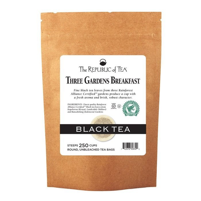 The Republic Of Tea Ginger Peach Black Tea, 50 Tea Bags, Premium Ingredients, Gourmet Longevity Tea N54