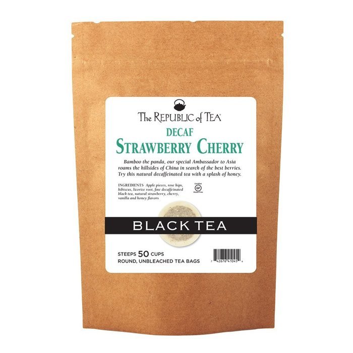 The Republic Of Tea Ginger Peach Black Tea, 50 Tea Bags, Premium Ingredients, Gourmet Longevity Tea N55