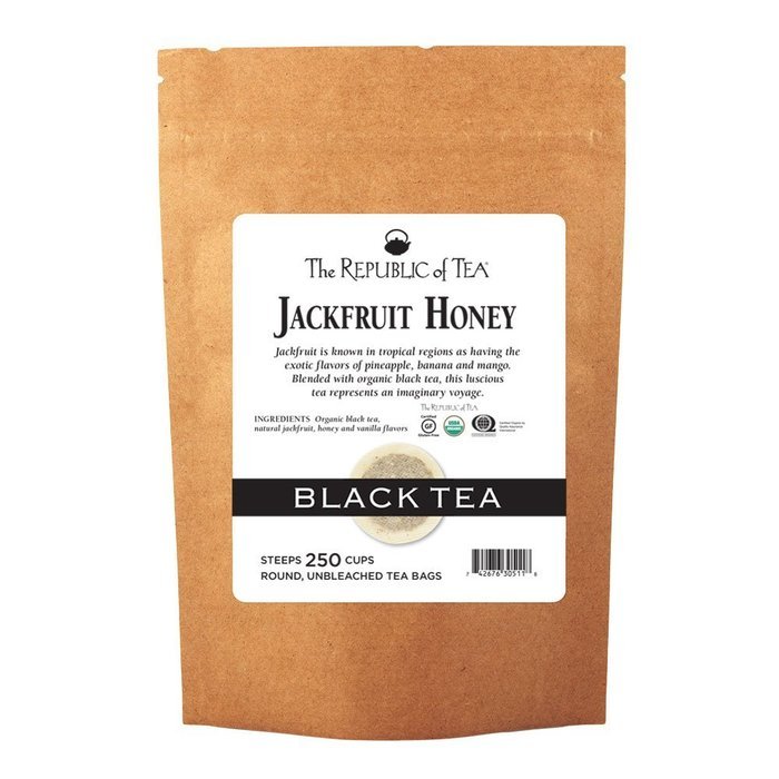The Republic Of Tea Ginger Peach Black Tea, 50 Tea Bags, Premium Ingredients, Gourmet Longevity Tea N62