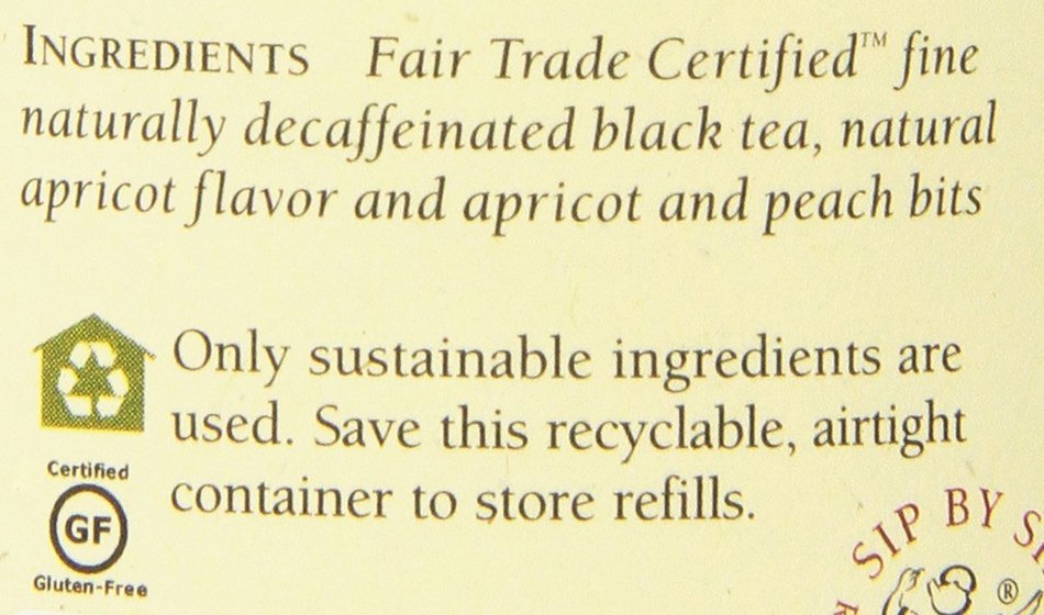 The Republic Of Tea Ginger Peach Black Tea, 50 Tea Bags, Premium Ingredients, Gourmet Longevity Tea N75