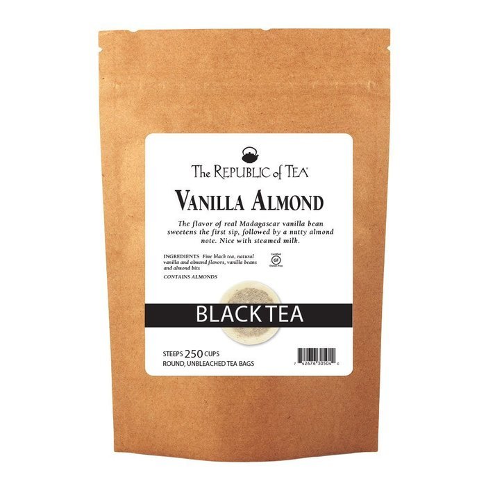 The Republic Of Tea Ginger Peach Black Tea, 50 Tea Bags, Premium Ingredients, Gourmet Longevity Tea N81