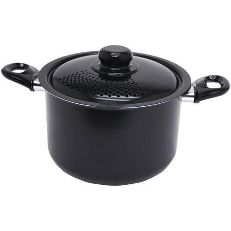 Starfrit Starbasix 6-Quart Stockpot with Perforated Lid: