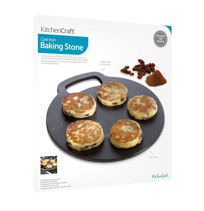 Cast Iron Baking Stone Perfect for Welsh Cakes N2
