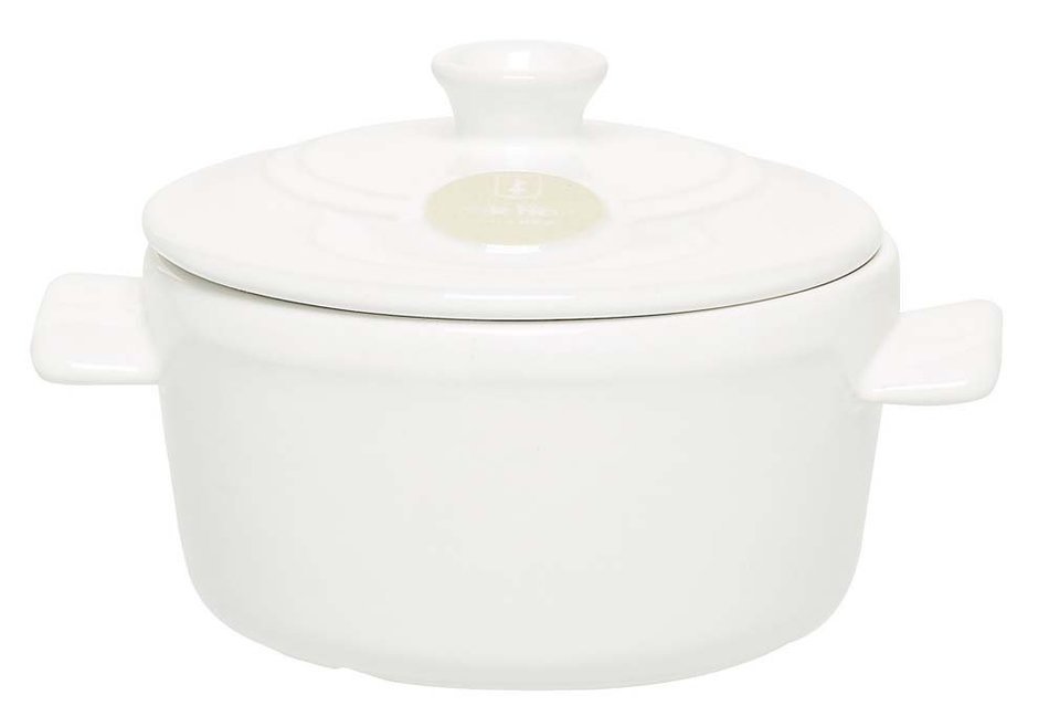 Emile Henry 0.3 Litre Natural Chic Mini Casserole, Nougat