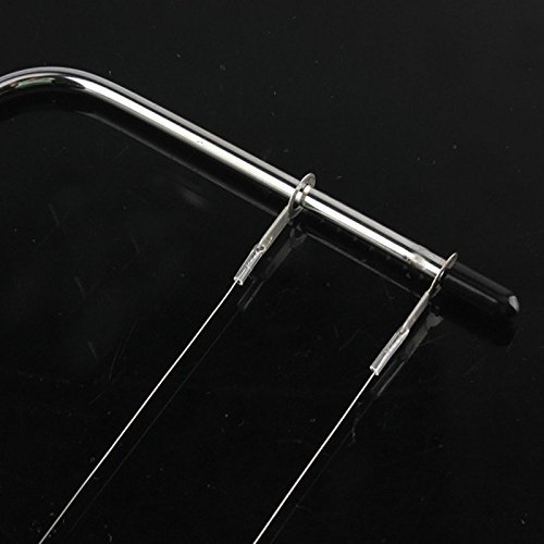 Stainless Steel Adjustable Wire Cake Slicer Leveler Slices Cake Cutter Tool N4