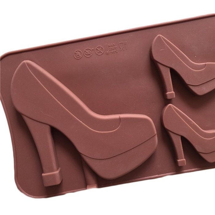 Joyi High Heels Candy Mold Silicone Chocolate Mold Fondant Lace Cake Baking Accessories N2