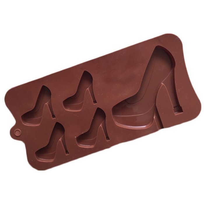 Joyi High Heels Candy Mold Silicone Chocolate Mold Fondant Lace Cake Baking Accessories N3