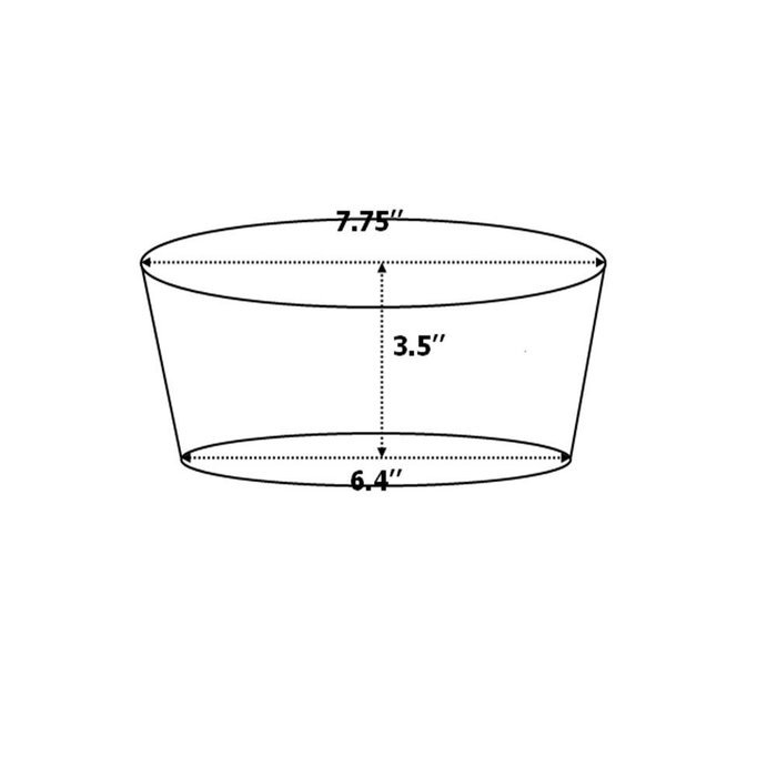 UName Set of 3 Ramekins & Souffl&eacute; Dishes, White, UN292 N5