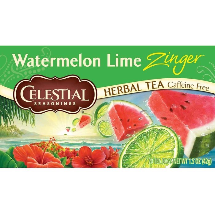 Celestial Seasonings Wild Berry Zinger Herbal Tea, 20 Count (Pack of 6) N21