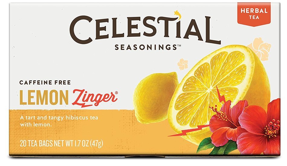 Celestial Seasonings Wild Berry Zinger Herbal Tea, 20 Count (Pack of 6) N26