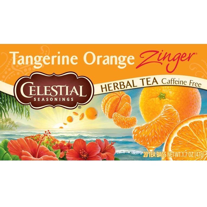 Celestial Seasonings Wild Berry Zinger Herbal Tea, 20 Count (Pack of 6) N37