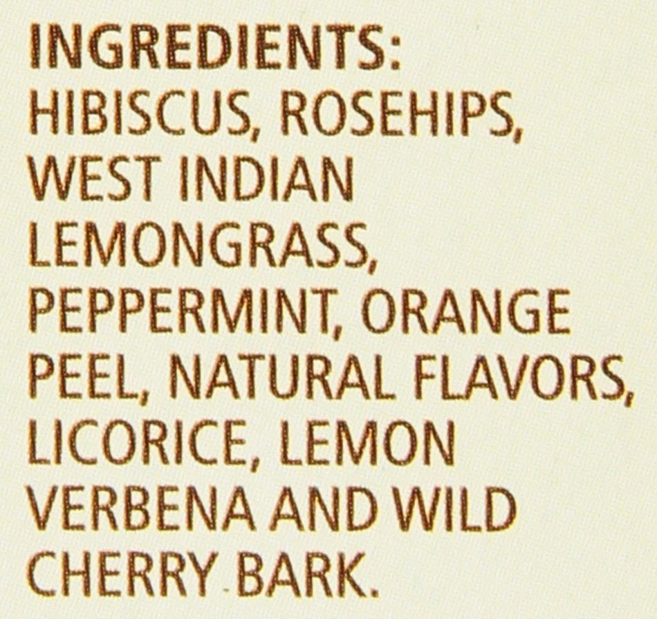 Celestial Seasonings Wild Berry Zinger Herbal Tea, 20 Count (Pack of 6) N51