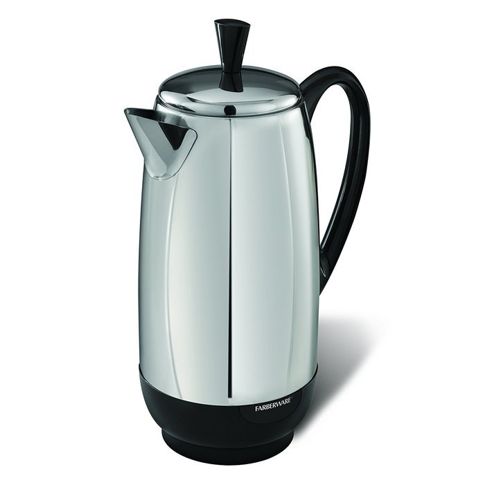 Farberware FCP240 2-4-Cup Percolator, Stainless Steel N7