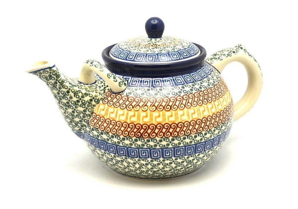 Polish Pottery Teapot - 1 3/4 qt. - Autumn