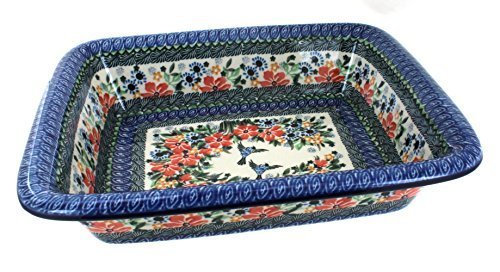 Polish Pottery Maria Medium Rectangular Baker