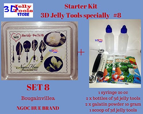 Starter Kit 3D Jelly Tools specially Type 8 - Bougainvillea