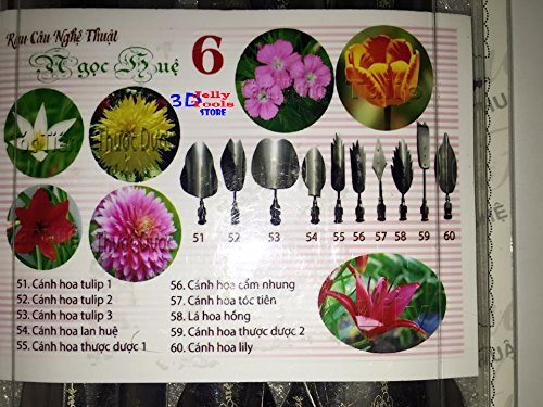 3D Jelly Tools Starter Kit - Type 6 - 3D Gelatin Art Tools - 10 pcs/set N3