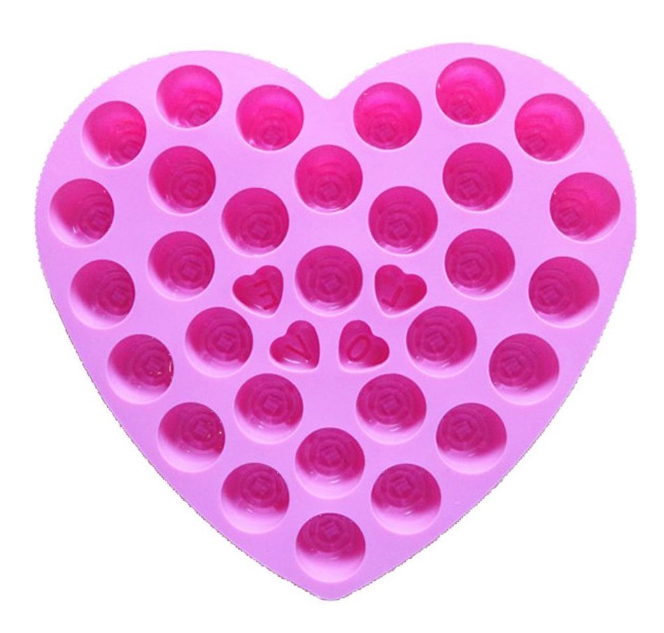Longzang LOVE rose Silicone mold Cake / Chocolate molds Baking mould N2