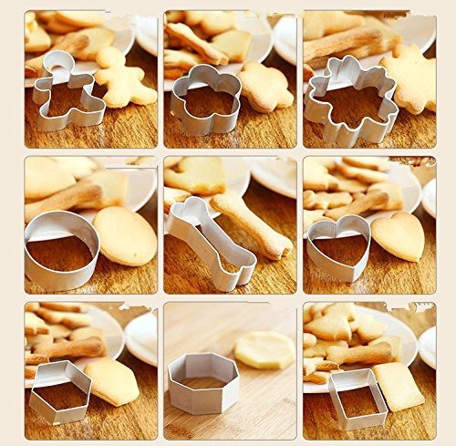 3Pcs/Lovely Cartoon Mickey Mouse Shape Metal Cookie Cutters DIY Baking Tools Fruit Fondant Mold Decorating Biscuit... N6