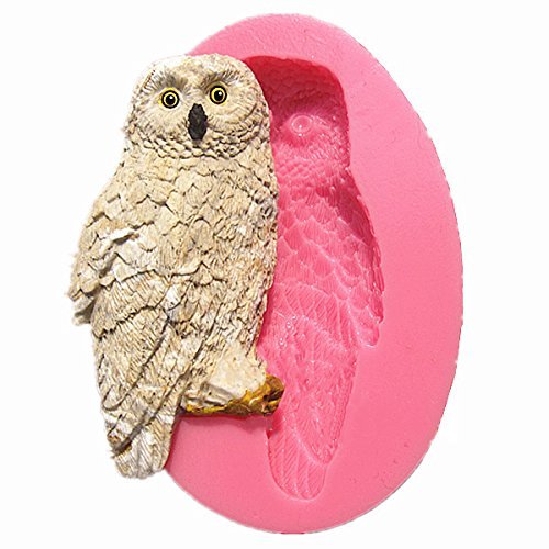 Cute Owl Silicone Fondant Cake Mold Chocolate Polymer Clay Mould