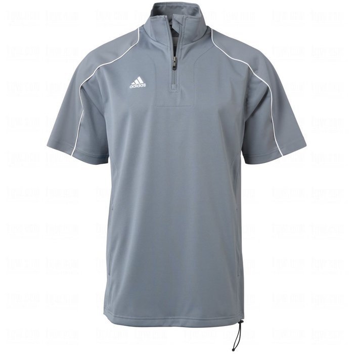 Adidas Mens Climaproof Game Day Short Sleeve Hot Jacket Large Lead/Lead