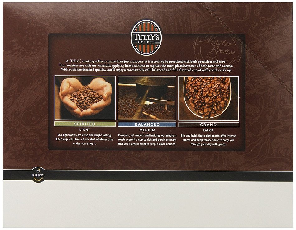 Tully's Coffee Hawaiian Blend 48 K-Cups N6