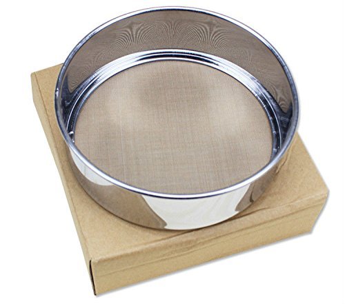 Lariy Stainless Steel Mesh Flour Sifting Sifter Sieve Strainer Cake Baking Kitchen N4
