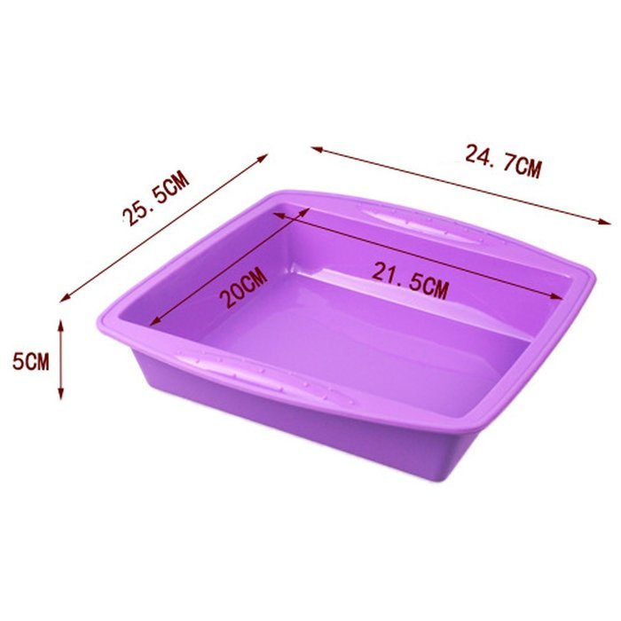 Vabneer platinum silicone Non-stick Reusable Backing Pan - Perfect for cake, Muffin, gelatin, snacks, frozen Treats... N2