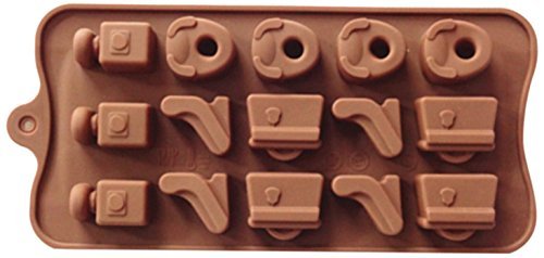 15 Cavity HIGH-HEELS BAG perfume bottle Silicone mold chocolate molds cake DIY mould