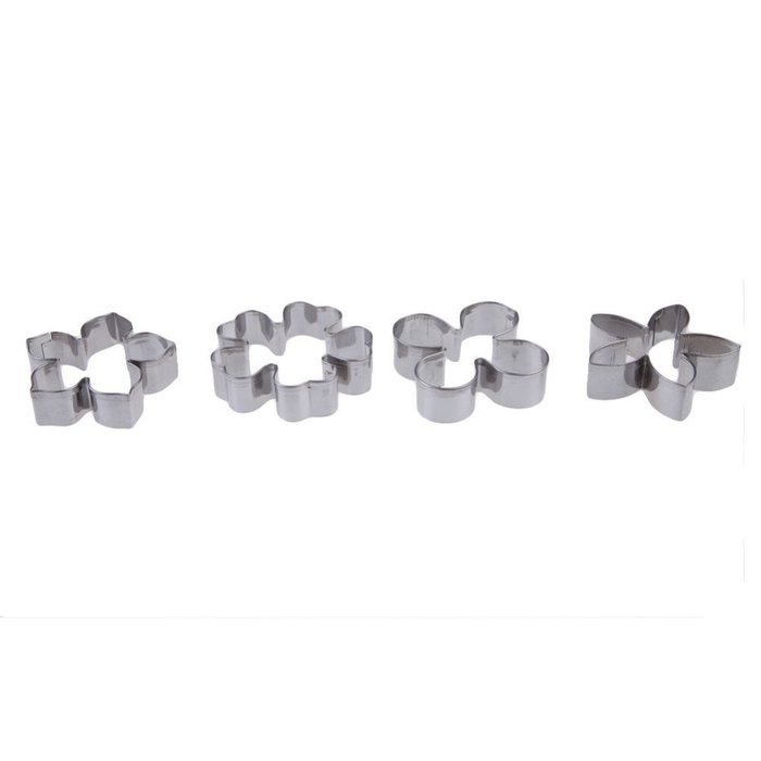 Differ Flower Shape Cake Biscuit Pastry Cookie Cutter Mold Mould Decor New Arrival Set of 4PCS N2
