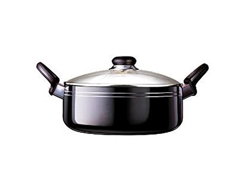 Nirali Classic Plus Nonstick Casserole 3mm, Black (64.2 oz)