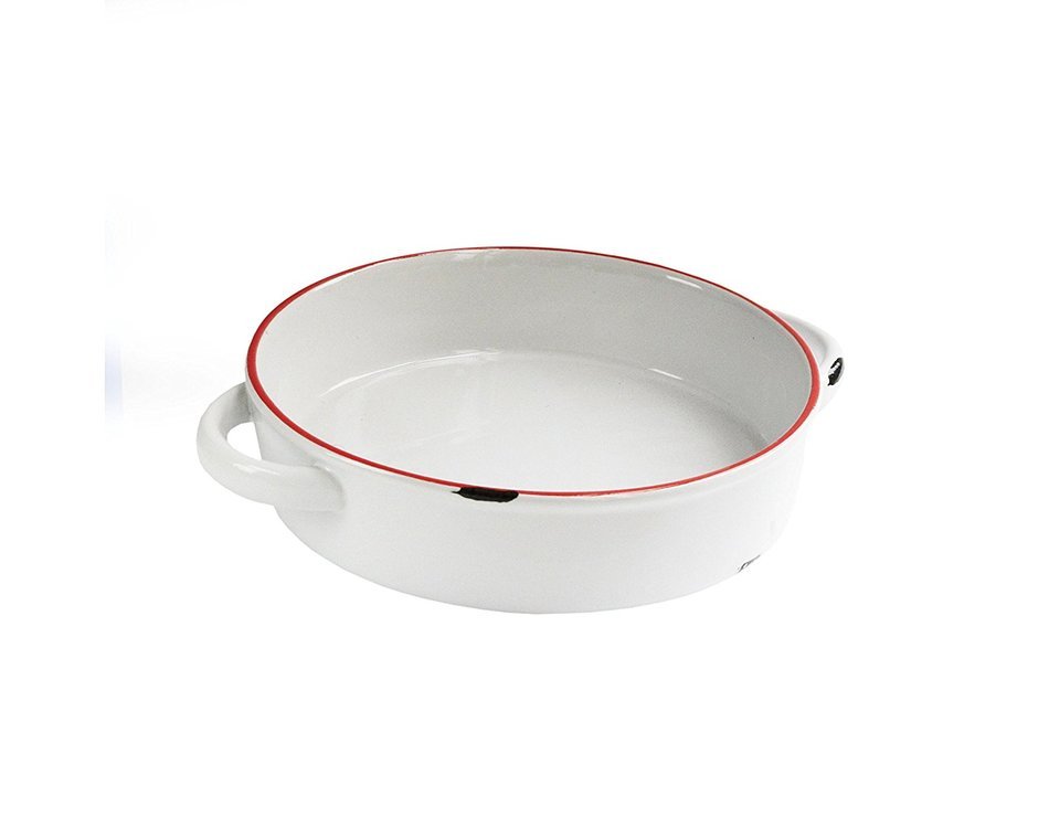 American Atelier Vintage Round Baking Dish, Blue N2