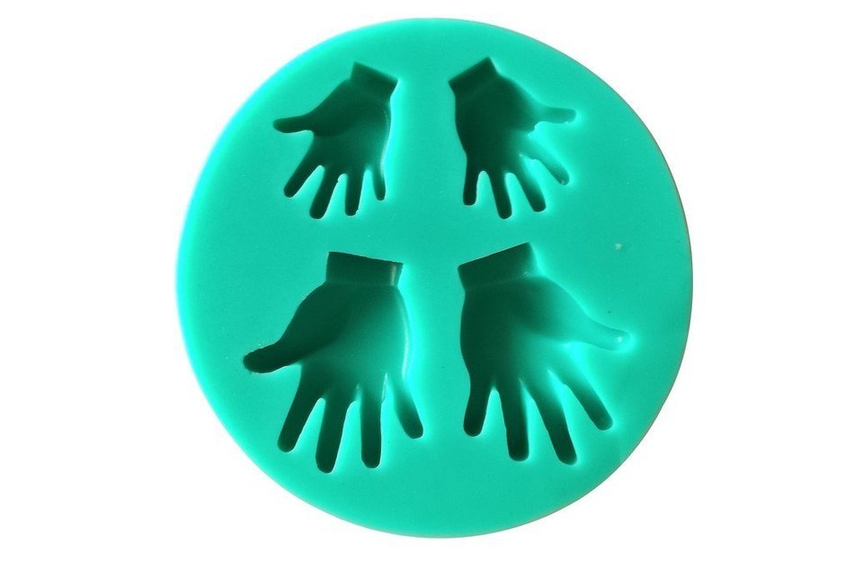 Wocuz W0362 4 Human Faces Candy Making Silicone Mold Cake Decoration Mould Fondant Chocolate Small Pastry Tool N8
