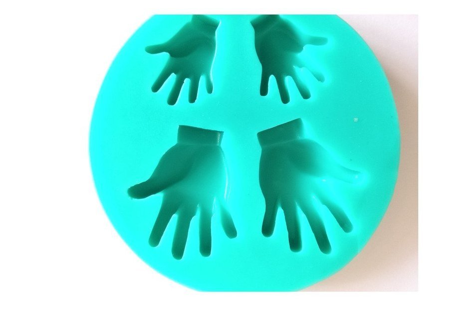 Wocuz W0362 4 Human Faces Candy Making Silicone Mold Cake Decoration Mould Fondant Chocolate Small Pastry Tool N9