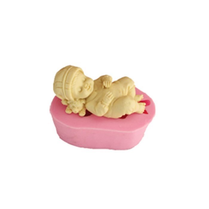 Wocuz W0362 4 Human Faces Candy Making Silicone Mold Cake Decoration Mould Fondant Chocolate Small Pastry Tool N13