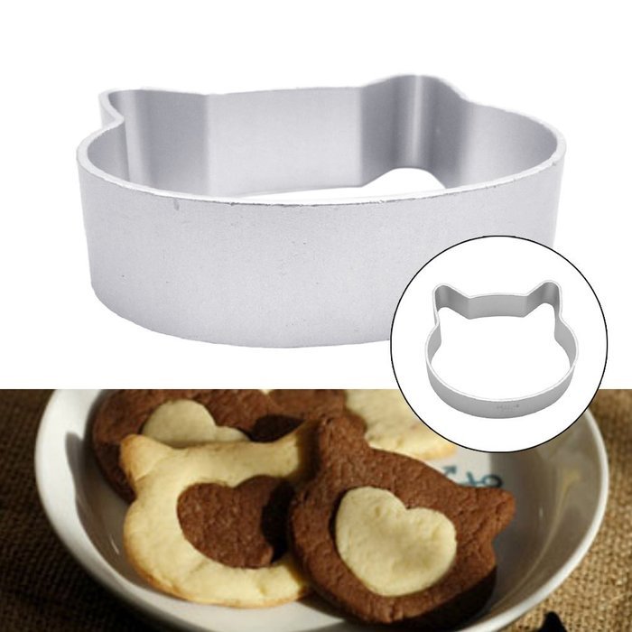 MuLuo Specialized Cake?Biscuit?Bakeware?Mould?Fondant?Cutters?Biscuit?Mold? Cat Face N3