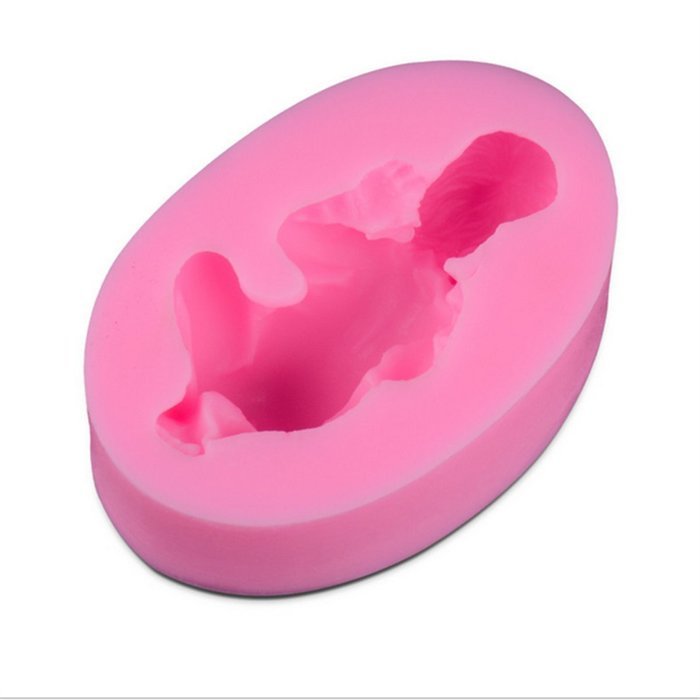 Kingbuy Mini baby molds for fondant , Baby Silicone DIY Cake Decorating Mold set of 2pcs N2