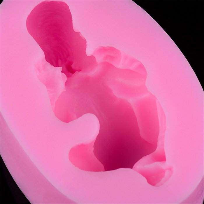Kingbuy Mini baby molds for fondant , Baby Silicone DIY Cake Decorating Mold set of 2pcs N3