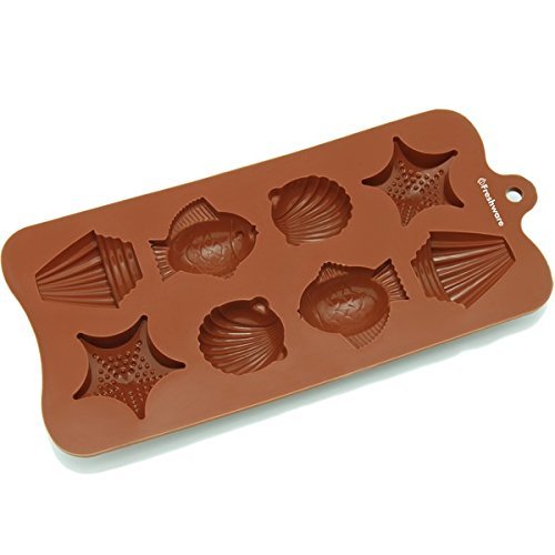 8-cavity Tropical Chocolate/ Candy/ Clay Silicone Mold N2