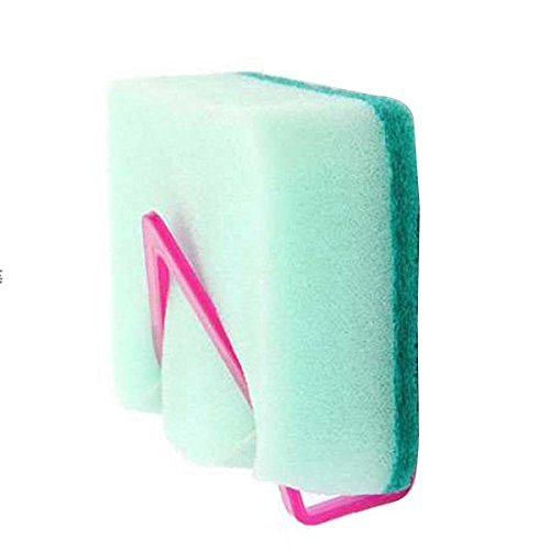 ASDOMO Kitchen Tools Gadget Decor Convenient Sponge Holder Suction Cup Sink Holder 4PCS Color shipped at Random N5