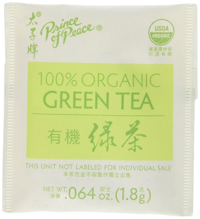 Prince of Peace Organic Green Tea 100 Tea Bags - 2 pack N2