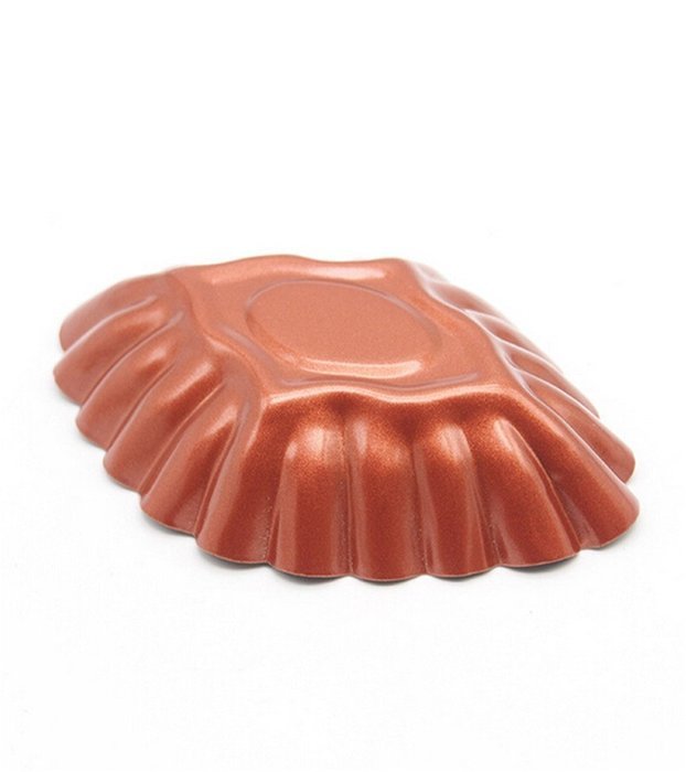 GAMT 5 Pcs Egg Tarts Cake Mold Rhombus N3
