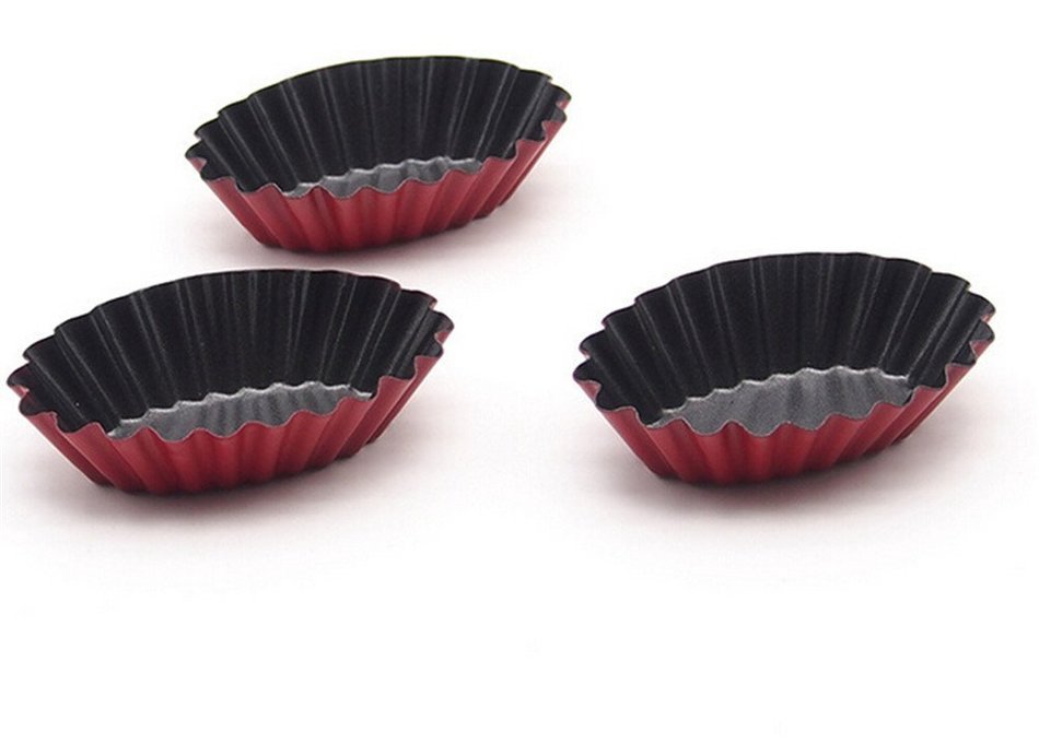 GAMT 5 Pcs Egg Tarts Cake Mold Rhombus N4
