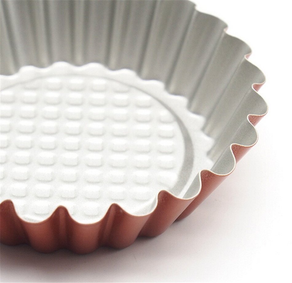 GAMT 5 Pcs Egg Tarts Cake Mold Rhombus N13