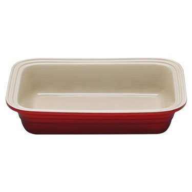 Le Creuset Stoneware Cherry Red Deep Rectangular Dish 12 1/4"
