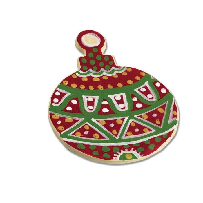 Christmas Ornament Cookie and Fondant Cutter - Ann Clark - 4.5 Inches - US Tin Plated Steel N2