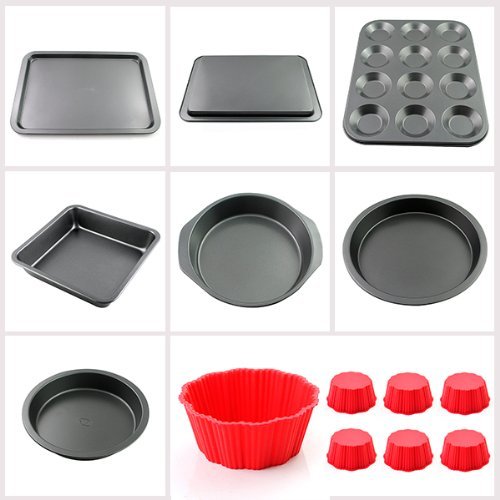 IC ICLOVER Non-stick Kitchen Bake 13-Piece Bakeware Set