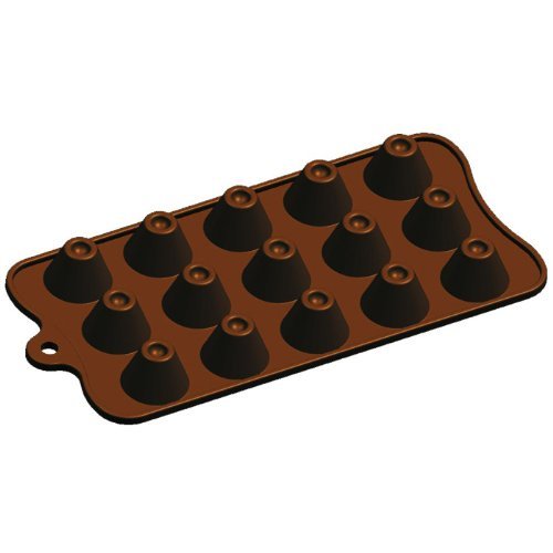 NY Cake Volcano Silicone Chocolate Mold, 15 Cavities